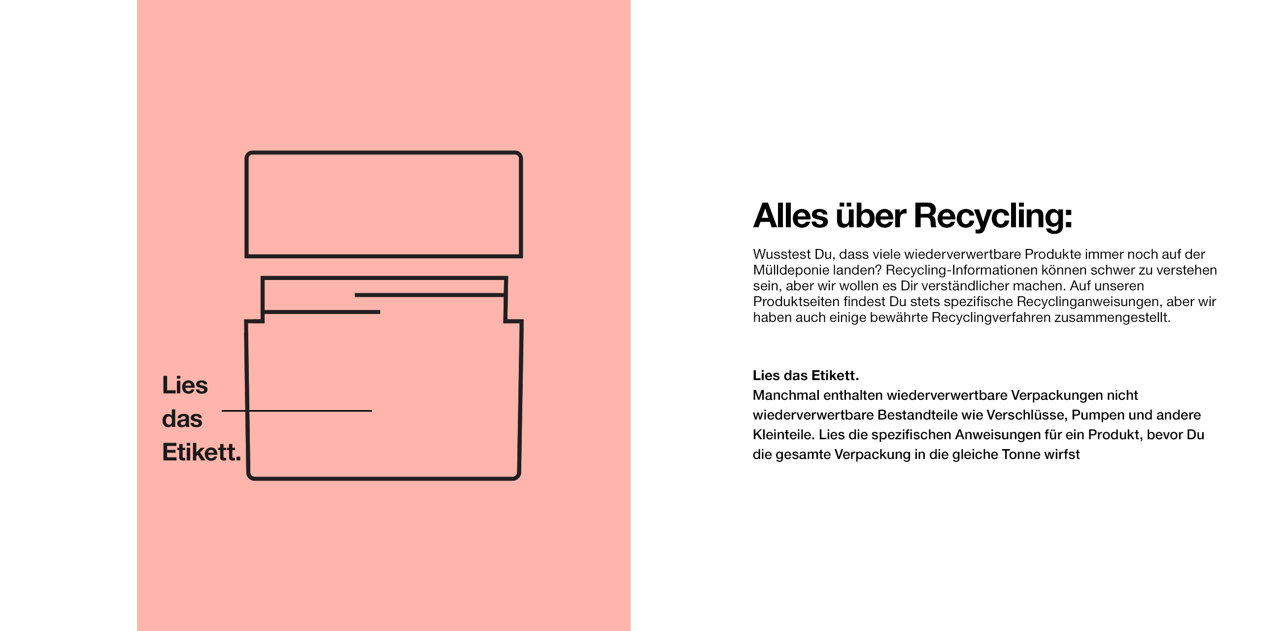 Alles über Recycling