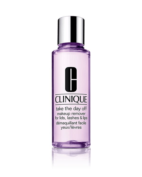 Take The Day Off Makeup Remover For Lids, Lashes &amp; Lips, Der meistverkaufte Makeup-Entferner von Clinique. Die Formel entfernt das Makeup völlig mühelos. Nicht reizend, nicht stechend. Entfernt auch wasserfeste Mascara.