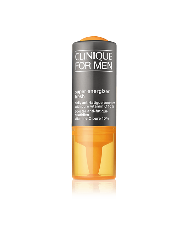 Clinique For Men Super Energizer™ Fresh Daily Anti-Fatigue Booster with Pure Vitamin C 10%, Dieser Vitamin C Booster ist ein starkes Anti-Aging-Produkt, das die Haut revitalisiert und Anzeichen der Hautalterung und Müdigkeit reduziert. &lt;br&gt;