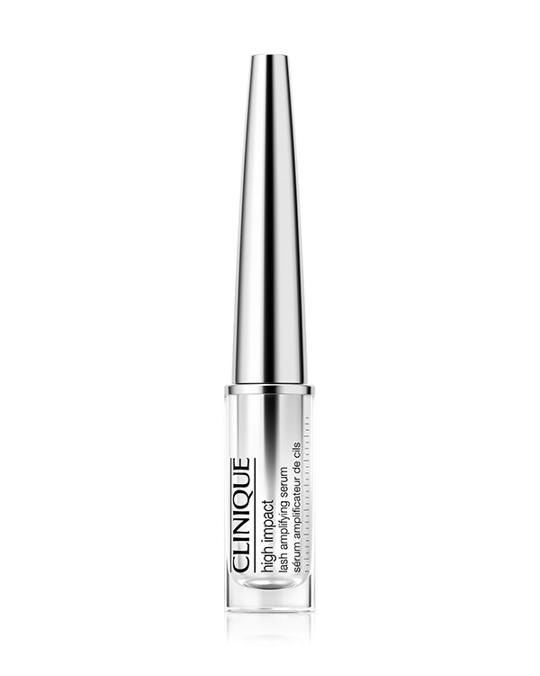 High Impact™ Lash Amplifying Serum, Dieses verwöhnende Serum unterstützt das natürliche Erscheinungsbild der Wimpern, sodass sie bei fortgesetzter Anwendung spürbar voller, dicker und kräftiger erscheinen.